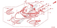 TAILLIGHTS для Honda SH 125 R BLANC SPECIAL 2F 2012
