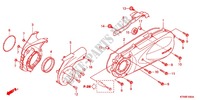 LEFT CRANKCASE COVER   ALTERNATOR (2) для Honda SH 300 ABS BRONZE 2012