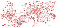 REAR FENDER для Honda FOURTRAX 420 RANCHER 4X4 AT PS 2012