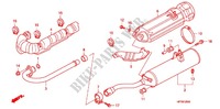 EXHAUST MUFFLER (2) для Honda FOURTRAX 420 RANCHER 4X4 AT PS 2012