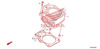 CYLINDER для Honda FOURTRAX 420 RANCHER 4X4 Electric Shift CAMO 2012
