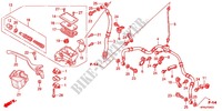 FRONT BRAKE MASTER CYLINDER для Honda FOURTRAX 420 RANCHER 4X4 PS RED 2012