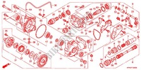 FRONT FINAL GEAR для Honda FOURTRAX 420 RANCHER 4X4 PS RED 2012