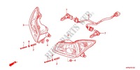HEADLIGHT для Honda FOURTRAX 420 RANCHER 4X4 PS RED 2012