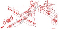 SWINGARM   CHAIN CASE для Honda FOURTRAX 500 FOREMAN RUBICON Power Steering 2012