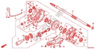 FINAL DRIVEN GEAR   REAR AXLE SHAFT для Honda FOURTRAX 500 FOREMAN RUBICON Power Steering 2012