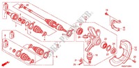 KNUCKLE для Honda FOURTRAX 500 FOREMAN RUBICON Power Steering 2012