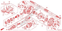 REAR FINAL GEAR для Honda FOURTRAX 500 FOREMAN 4X4 Electric Shift, Power Steering 2012