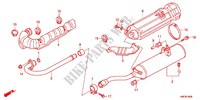 EXHAUST MUFFLER (2) для Honda FOURTRAX 420 RANCHER 4X4 PS CAMO 2012