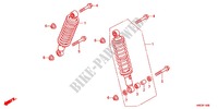 FRONT SHOCK ABSORBER для Honda FOURTRAX 500 FOREMAN 4X4 Power Steering 2012