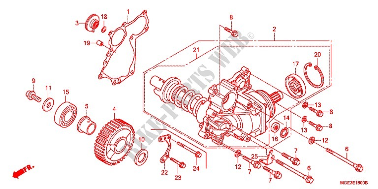 SIDE GEAR CASE для Honda VFR 1200 F 2012