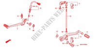 MAIN STAND   BRAKE PEDAL для Honda VFR 1200 DCT 2012