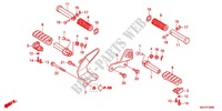 FOOTREST (VT750C2B/C2S/CS E,ED,3E,2ED/C/CA) для Honda SHADOW VT 750 PHANTOM 2012