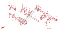 GEARSHIFT DRUM   SHIFT FORK для Honda XRE 300 2012
