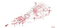 WATER PUMP COVER для Honda FOURTRAX 420 RANCHER 4X4 Manual Shift RED 2013