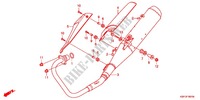 EXHAUST MUFFLER (CBF150MB/MC) для Honda CB 150 UNICORN DAZZLER 2012