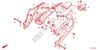 REAR COWL (CBF150MB/MC) для Honda CB 150 UNICORN DAZZLER 2012