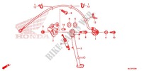 MAIN STAND   BRAKE PEDAL для Honda CBR 600 RR ABS HRC 2014