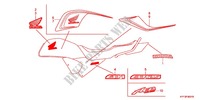 STICKERS (2) для Honda CB1 125 RUEDAS FUNDIDAS 4AG 2014
