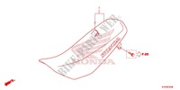 SINGLE SEAT (2) для Honda CRF 110 2013