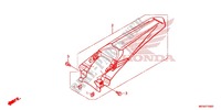 REAR FENDER для Honda CRF 450 R 2013