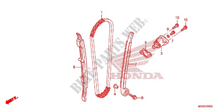 CAM CHAIN   TENSIONER для Honda CRF 450 R 2014
