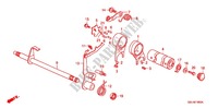 GEARSHIFT DRUM   SHIFT FORK для Honda CRF 50 2012