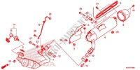 EXHAUST MUFFLER (2) для Honda CTX 700 N DUAL CLUTCH 2014