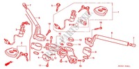 HANDLEBAR   TRIPLE CLAMP   STEERING STEM (FS1254/5/6/8) для Honda FS 125 SONIC C 2005
