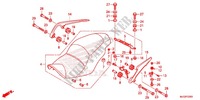 SINGLE SEAT (2) для Honda F6B 1800 BAGGER 2013