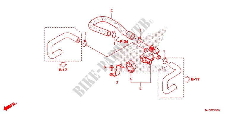 AIR INJECTION VALVE для Honda F6B 1800 BAGGER 2013