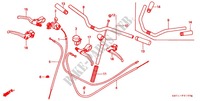 GRIP   CABLE (1) для Honda RACOON standard 1996