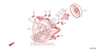 HEADLIGHT для Honda SH 125 ABS STANDARD 2013
