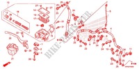 FRONT BRAKE MASTER CYLINDER для Honda FOURTRAX 420 RANCHER 4X4 Electric Shift RED 2013