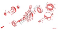 CRANKSHAFT для Honda FOURTRAX 500 FOREMAN RUBICON Power Steering 2013