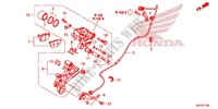 REAR BRAKE CALIPER для Honda CBR 650 F TRICOLOR 2014