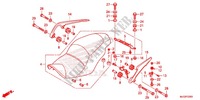 SINGLE SEAT (2) для Honda F6B 1800 BAGGER 2014