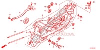 LEFT CRANKCASE для Honda SH 125 ABS D SPECIAL 2E 2014