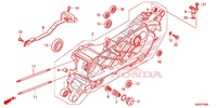 LEFT CRANKCASE для Honda SH 150 ABS D SPECIAL 4E 2014