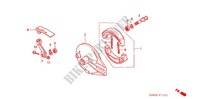 REAR BRAKE PANEL   SHOES для Honda XR 125 L Kick start only -1LA- 2011