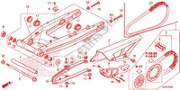 SWINGARM   CHAIN CASE для Honda CRF 250 L 2016