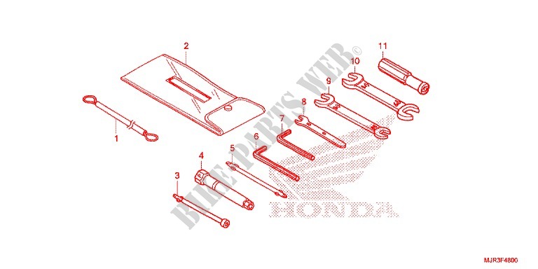 TOOLS   BATTERY BOX для Honda GOLD WING 1800 F6C 2015