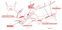STICKERS (CB1300SA 3ED,3F,8E) для Honda CB 1300 ABS FAIRING 2010