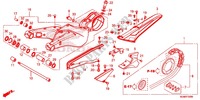 SWINGARM   CHAIN CASE для Honda CROSSRUNNER 800 2016