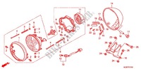 HEADLIGHT (E) для Honda VT 750 S 2011