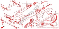 SWINGARM   CHAIN CASE для Honda VT 750 S 2011