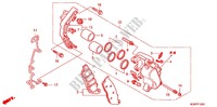 FRONT BRAKE CALIPER для Honda VT 750 S BLEUE 2011
