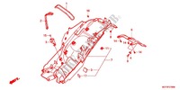REAR FENDER для Honda CROSSRUNNER 800 GRISE 2012