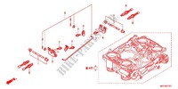 THROTTLE BODY (COMPONENT PARTS) для Honda CROSSRUNNER 800 GRISE 2012