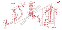 REAR BRAKE MASTERCYLINDER  для Honda CBF 1000 F ABS 98HP 2010